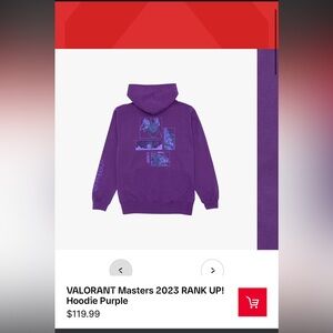 I am selling this brand new Valorant Masters sweater. A awesome sweater!